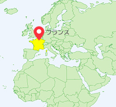 フランスの位置